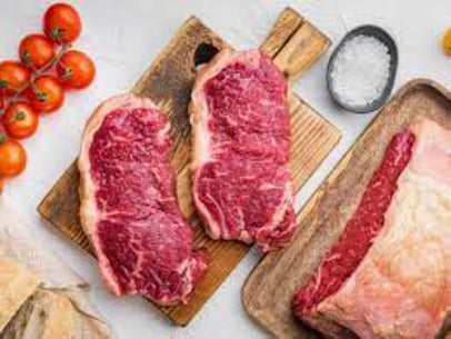 Grass Fed Beef NY Strip Steak 1lbs+- (1lb+- Packs)